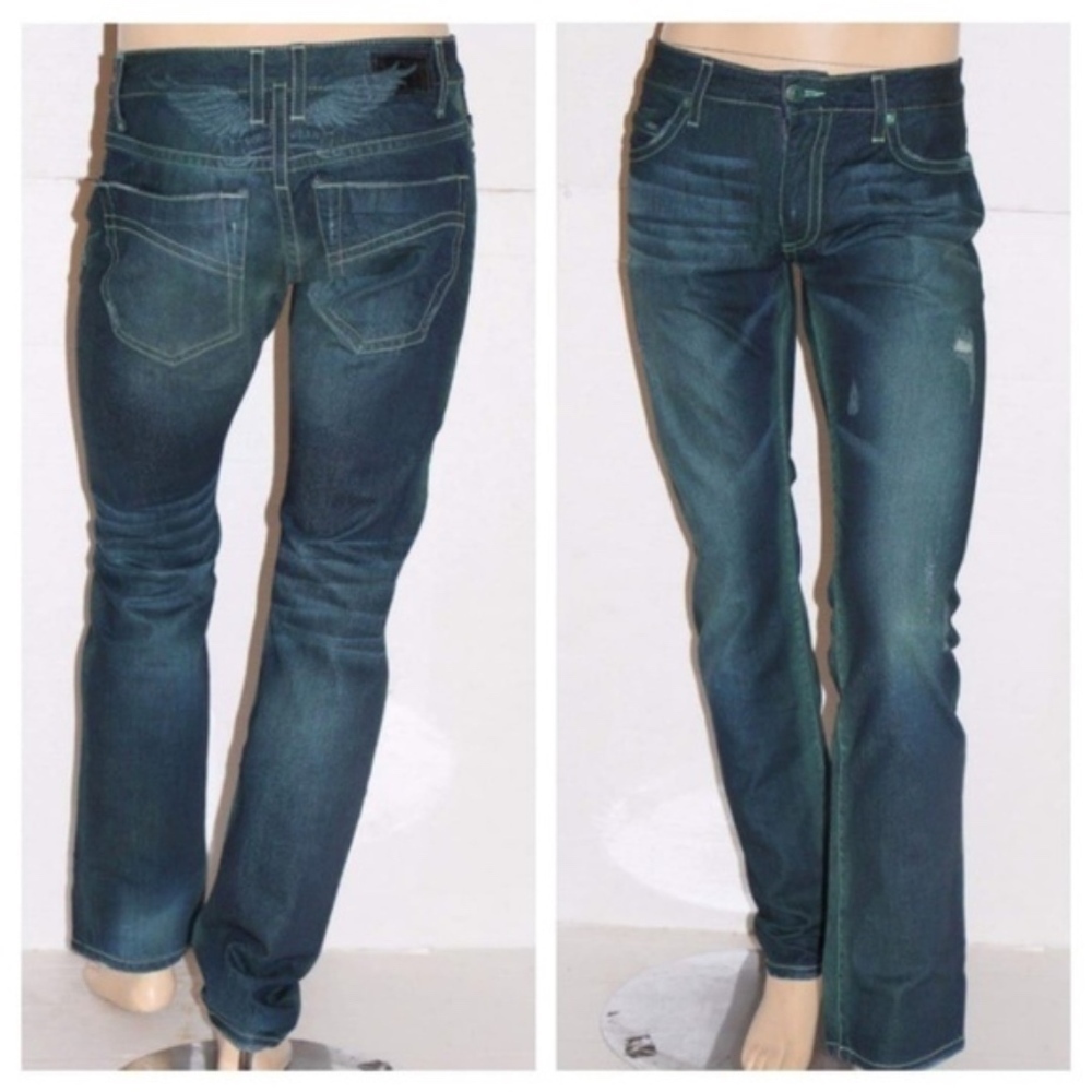 NEW ROBIN'S JEANS Marlon Slim Straight Jean SZ 36